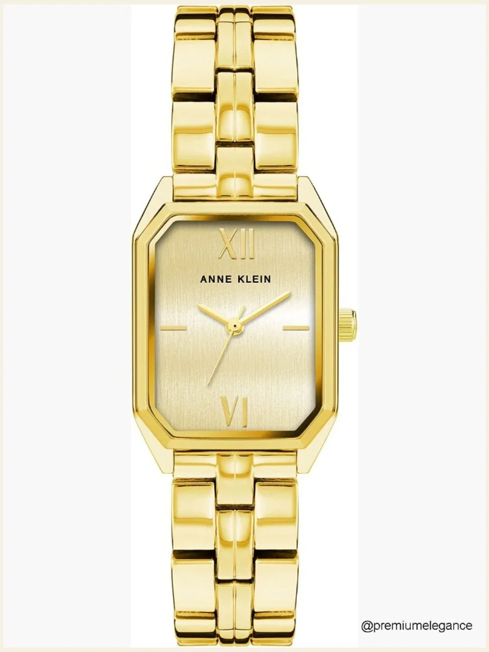 Women's Gold-Tone Bracelet Watch with Crystal Accents